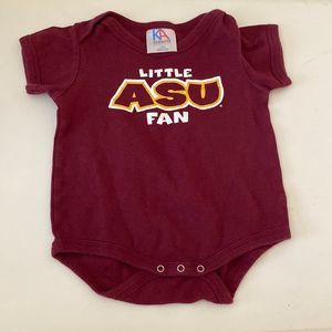 Arizona State University Fan Button Snap bodysuit 12 mo unisex